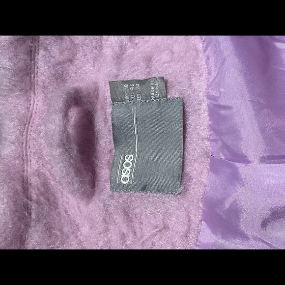 Purple ASOS coat - Picture 2 of 3